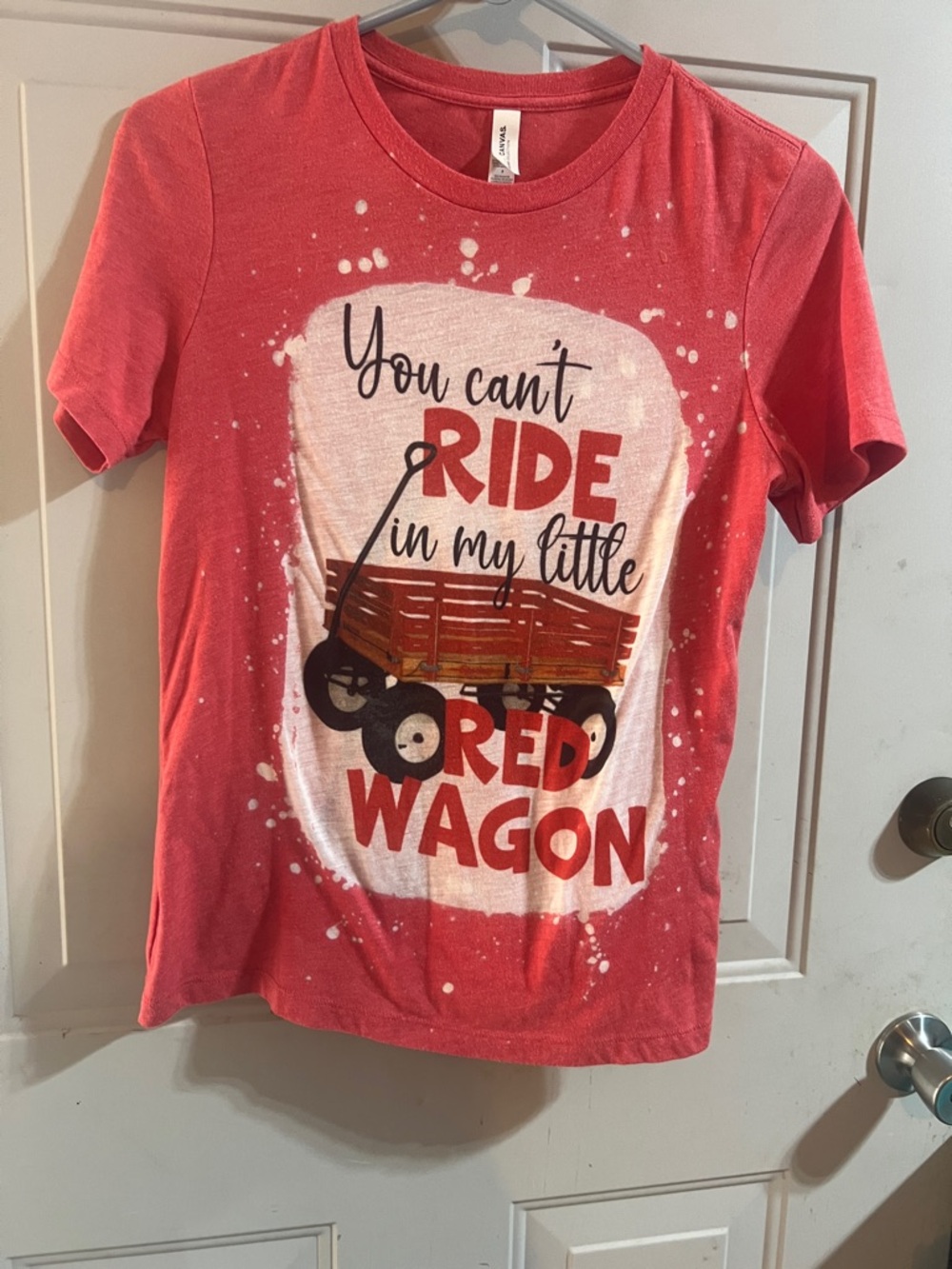 You Can't Ride In My Little Red Wagon Graphic Tee - Red